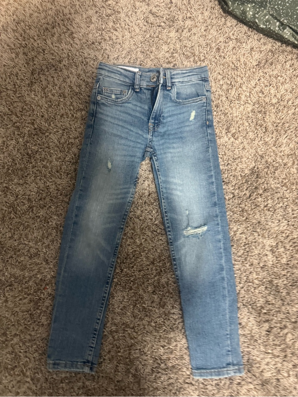 Zara Light Blue Distressed Kids Jeans
